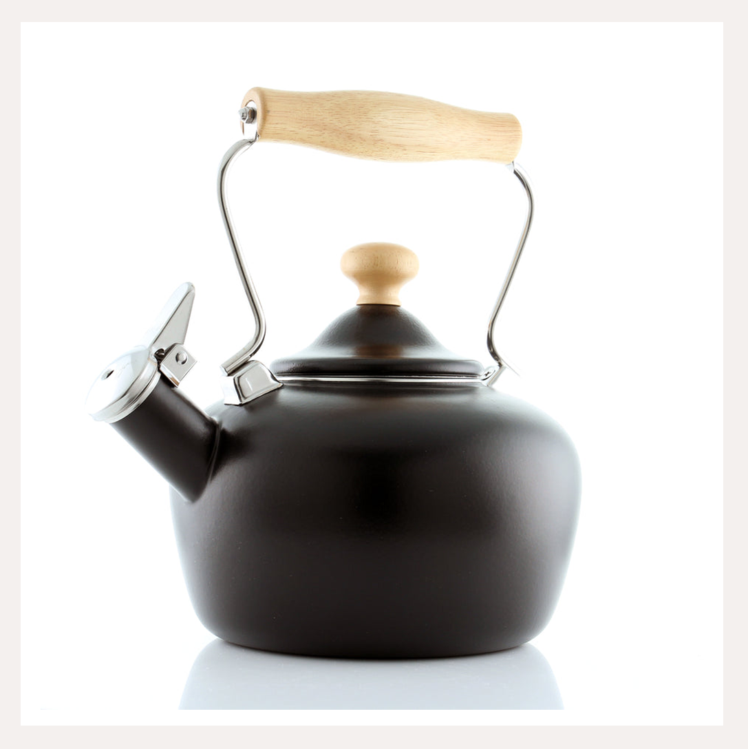 Sven Café Mocha Whistling Teakettle by Chantal — The Grateful Gourmet